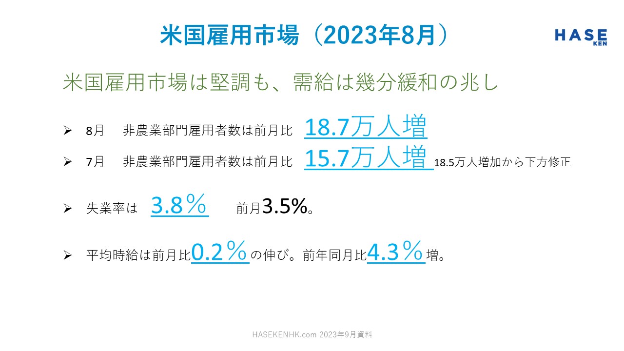 8月雇用統計